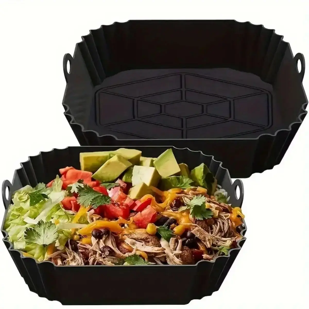 หม้อซิลิโคนสำหรับหม้อทอดไร้น้ำ - Food Storage With Dividers บทวิจารณ์และราคา