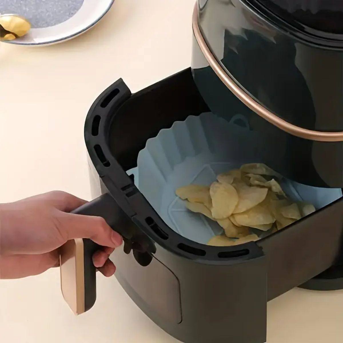 หม้อซิลิโคนสำหรับหม้อทอดไร้น้ำ - Food Storage With Dividers บทวิจารณ์และราคา