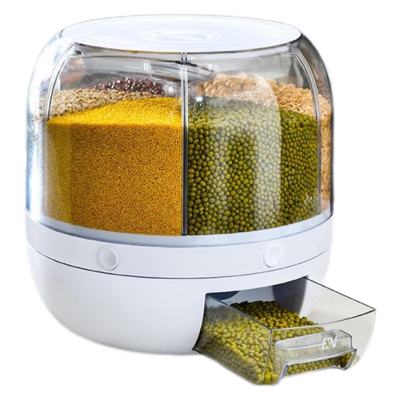 กล่องเก็บซีเรียลแบบ 6 ช่อง พร้ - Food Storage Containers บทวิจารณ์และราคา